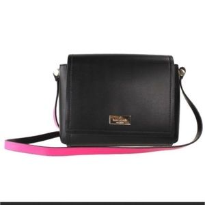 Kate spade black and pink cross body